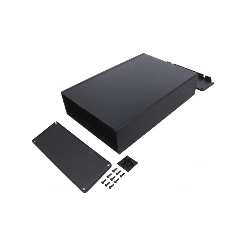 Carcasă cu panou cu lame de fixare 280x191mm | Electronic-mag.ro | Componente Electronice
