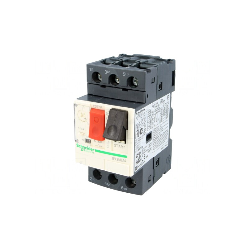 Întrerupător Motor 5,5kW pentru Şină DIN IP20 GV2ME16 | Electronic-mag.ro | Componente Electronice