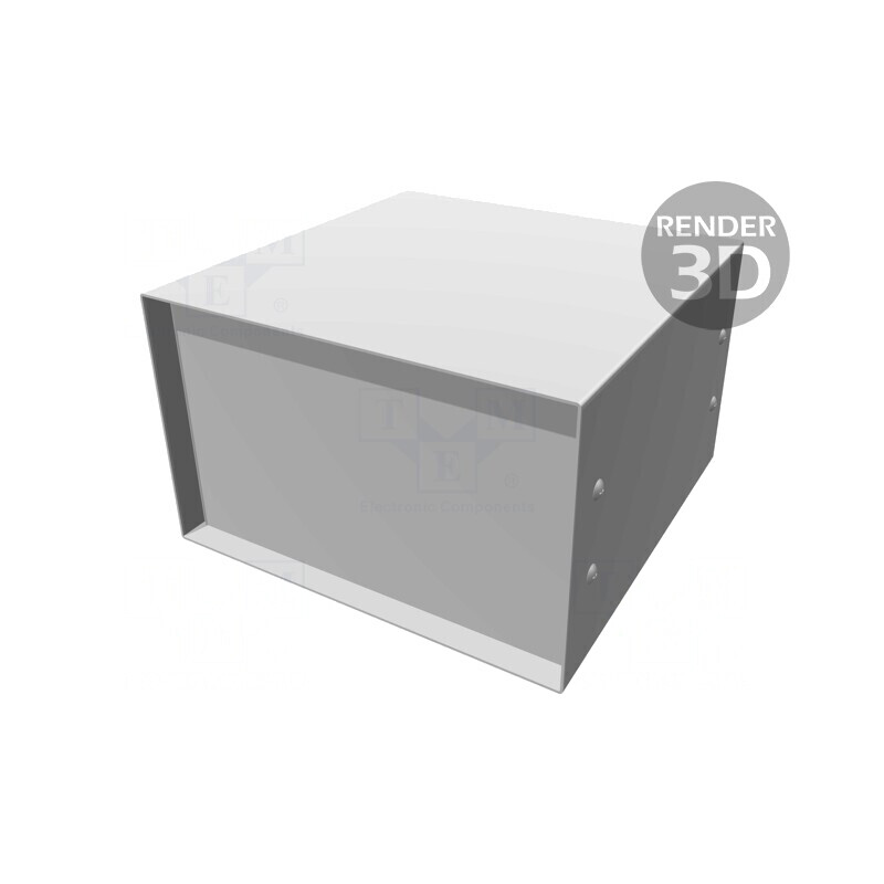 Carcasă cu panou ventilată 1458 203x203x127 mm | Electronic-mag.ro | Componente Electronice