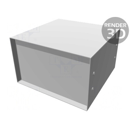 Carcasă cu panou ventilată 1458 203x203x127 mm | Electronic-mag.ro | Componente Electronice