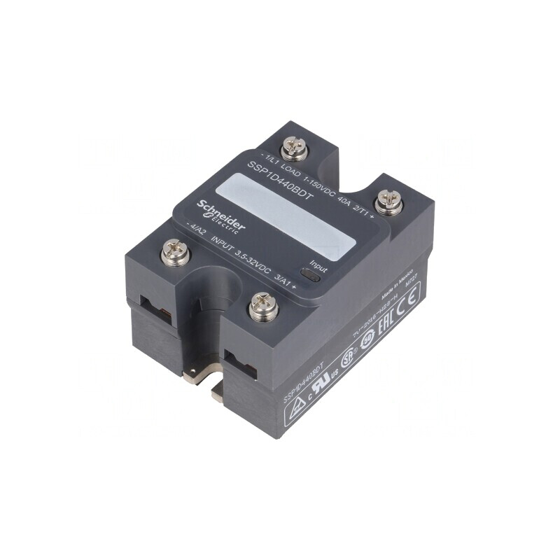 Releu semiconductor 40A 1-150VDC 1-fazat | Electronic-mag.ro | Componente Electronice