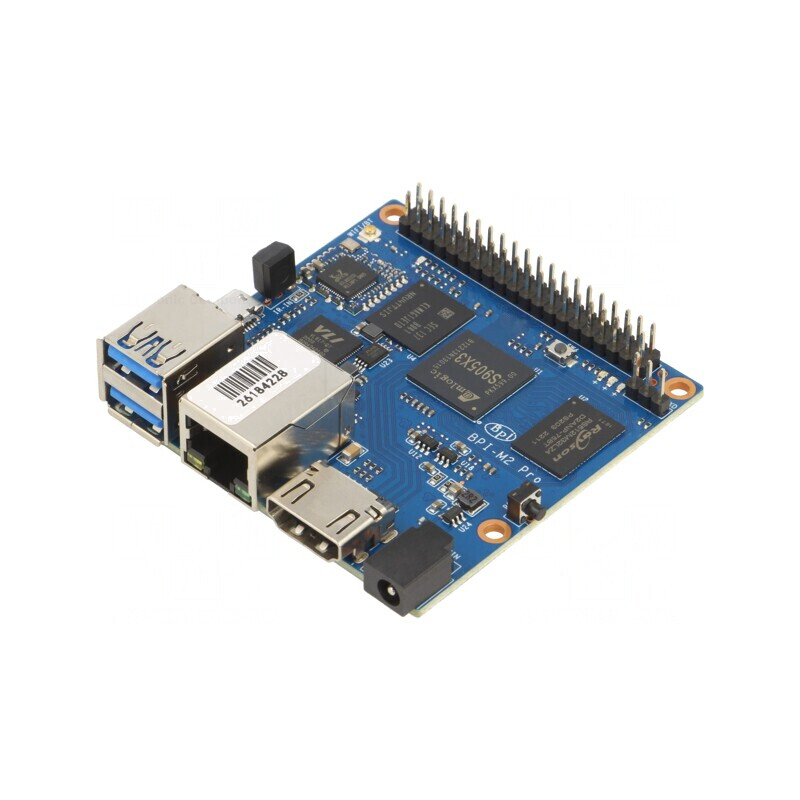 BANANA PI BPI-M2 PRO Calculator Monoplacă Amlogic S905X3 Quad-Core 65x65mm 5VDC | Electronic-mag.ro | Componente Electronice