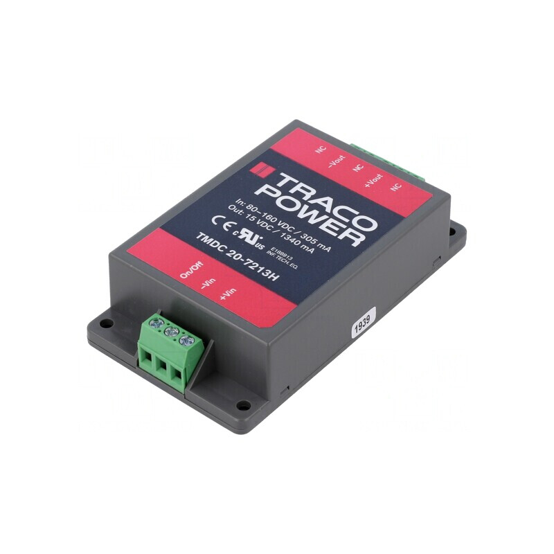 Convertor DC/DC 20W 80-160V la 15V 1340mA | Electronic-mag.ro | Componente Electronice