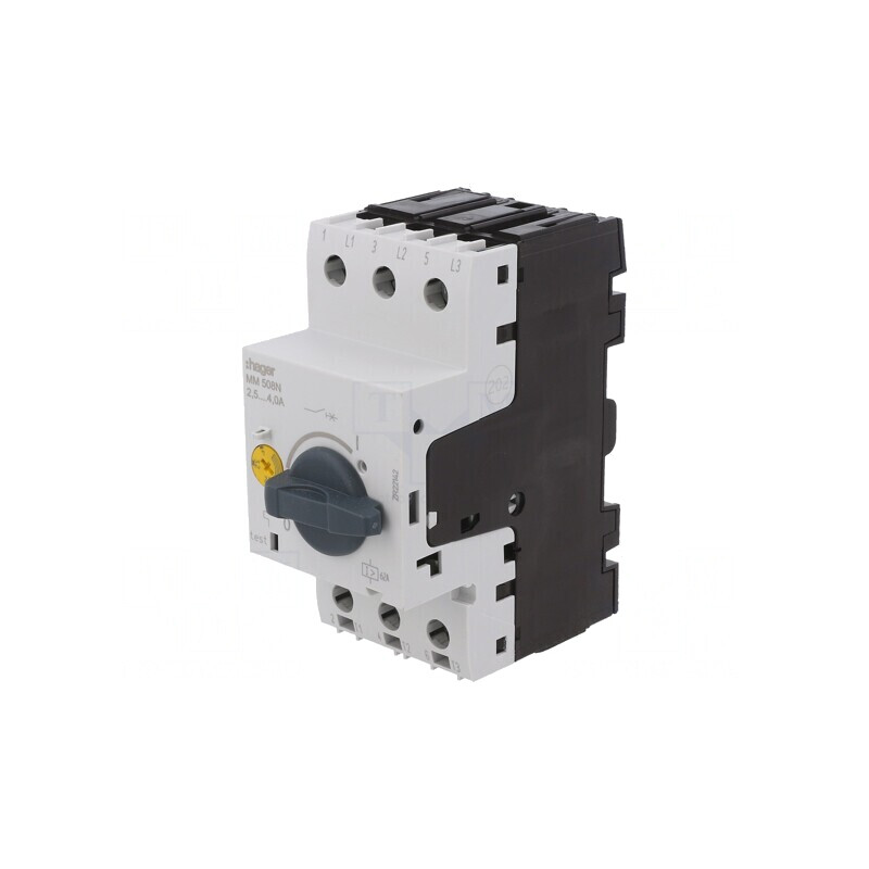 Întrerupător Motor 1,5kW 230VAC Șină DIN 2,5-4A | Electronic-mag.ro | Componente Electronice