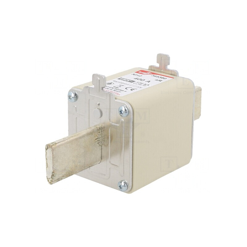 Siguranţă NH2 400A 690VAC 550VDC Argintie | Electronic-mag.ro | Componente Electronice