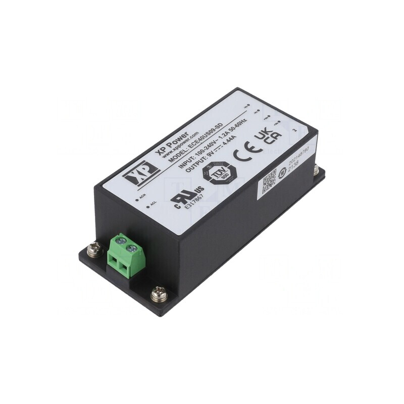 Alimentator Pulsatoriu Încastrare 40W 9VDC 4,44A | Electronic-mag.ro | Componente Electronice