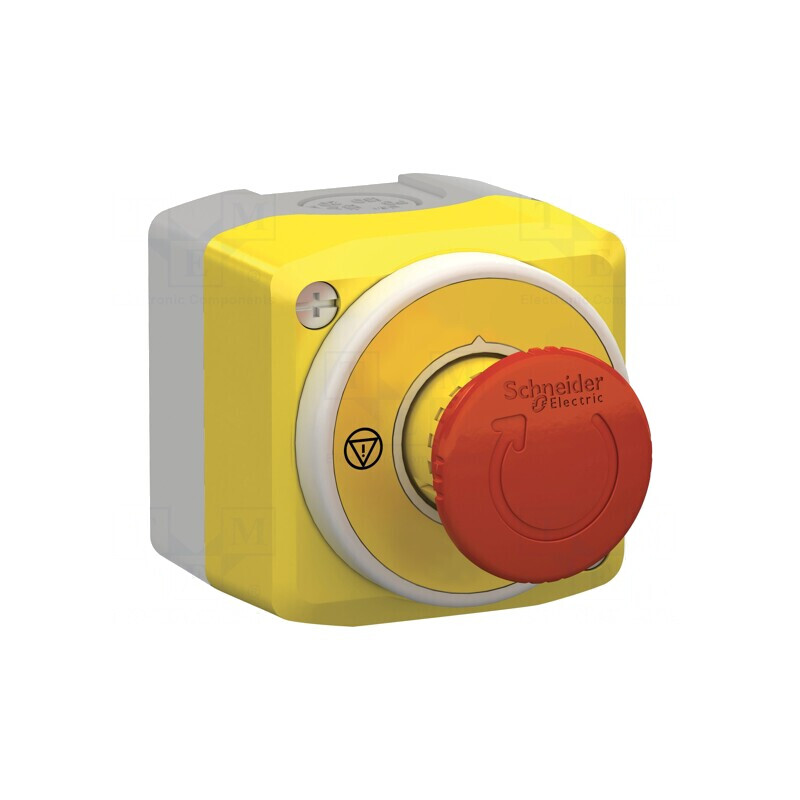 Casetă de comandă Harmony XB5 cu buton cap ciupercă IP66 | Electronic-mag.ro | Componente Electronice