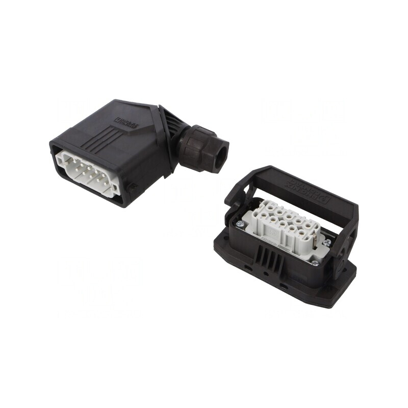Conector HDC Tată-Mamă 250V 20A 10 PIN 10 PE | Electronic-mag.ro | Componente Electronice