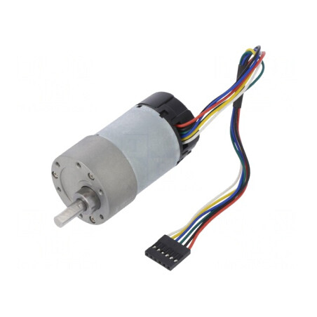 Motor DC cu Transmisie 12V 5.5A Ax Crestătură D 48mNm 6.3:1 METAL GEARMOTOR 37DX65LMM | Electronic-mag.ro | Componente Electroni