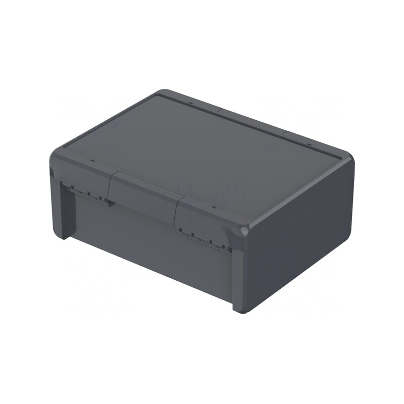 Carcasă universală BOCUBE ABS grafit 239x300x120 mm | Electronic-mag.ro | Componente Electronice