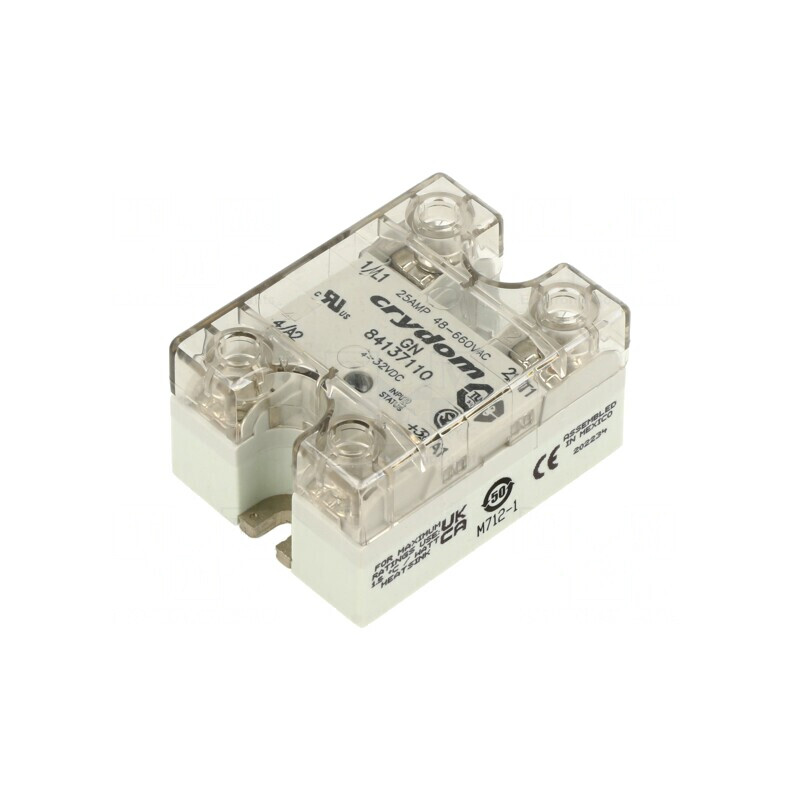 Releu Semiconductor 25A 1-Fazat 4-32VDC 48-660VAC | Electronic-mag.ro | Componente Electronice