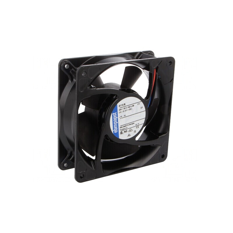 Ventilator axial DC 24V 119x119x38mm 4100 RPM | Electronic-mag.ro | Componente Electronice Ventilator axial DC 24V 119x119x38mm 4100 RPM | Electronic-mag.ro | Componente Electronice
