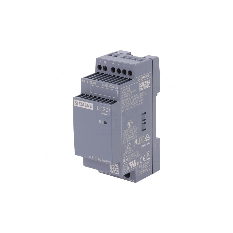 "Alimentator pentru șină DIN 31,2W 24VDC 1,3A IP20" | Electronic-mag.ro | Componente Electronice