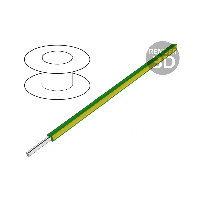 Cablu EcoWire 14AWG MPPE Verde-Galben 600V 30,5m | Electronic-mag.ro | Componente Electronice Cablu EcoWire 14AWG MPPE Verde-Galben 600V 30,5m | Electronic-mag.ro | Componente Electronice