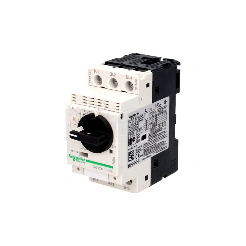 Întrerupător motor 0,37/0,55kW pentru șină DIN 230-690VAC | Electronic-mag.ro | Componente Electronice