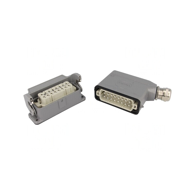 Set Conector HDC Tată-Mamă Soclu-Mufă Han Kit | Electronic-mag.ro | Componente Electronice