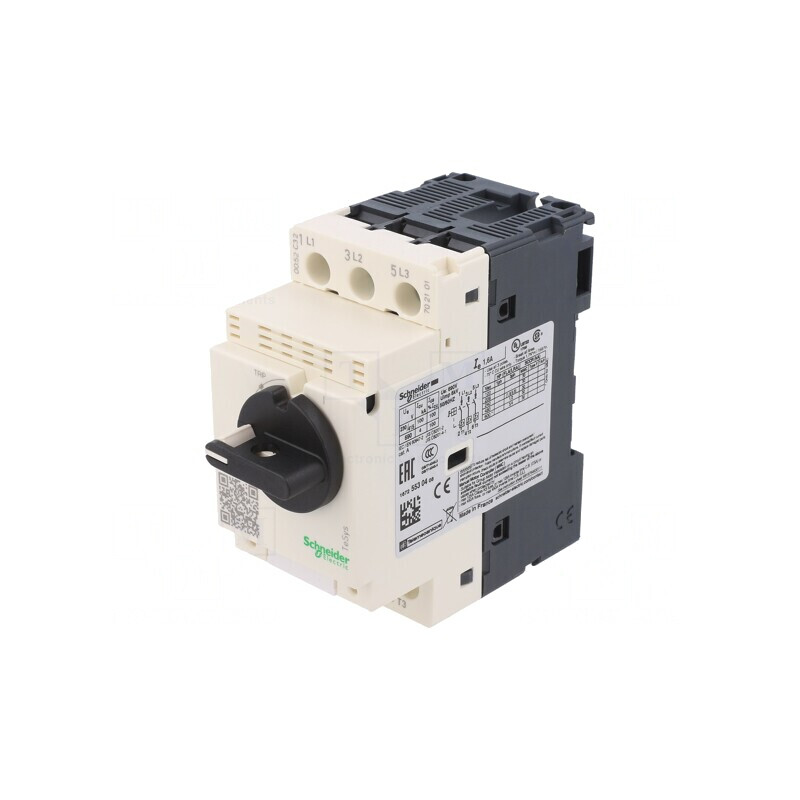 Întrerupător Motor 0.55kW 230-690V DIN IP20 GV2L06 | Electronic-mag.ro | Componente Electronice