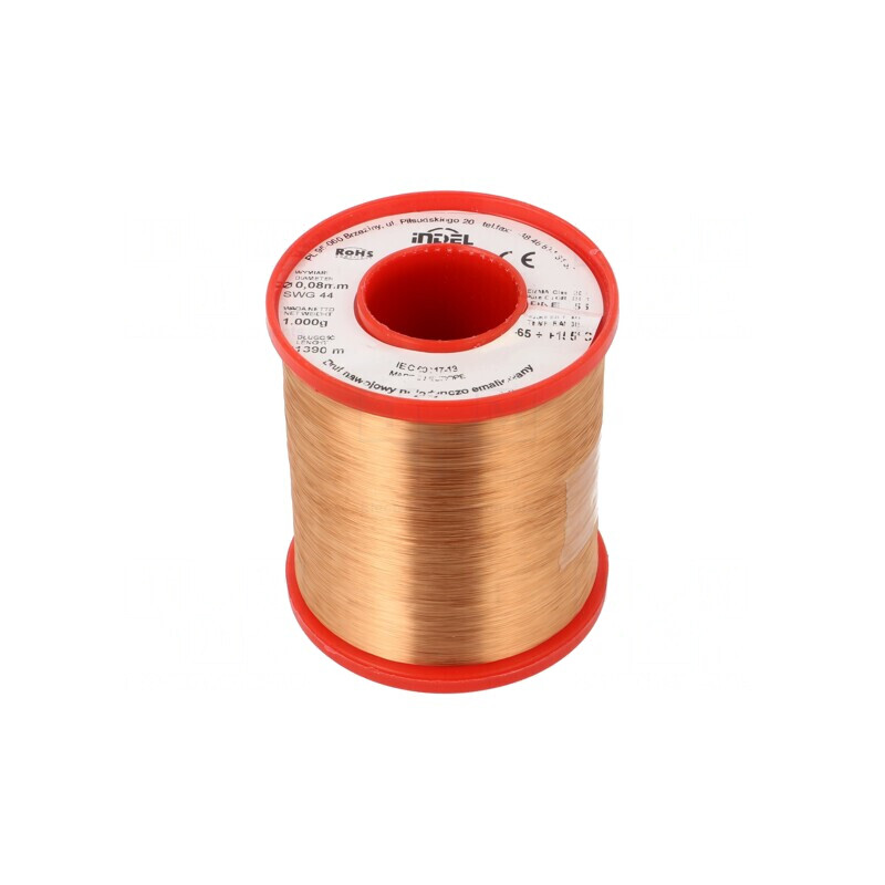 Sârmă Emailată 0,08mm 1kg Cu 65-155°C | Electronic-mag.ro | Componente Electronice