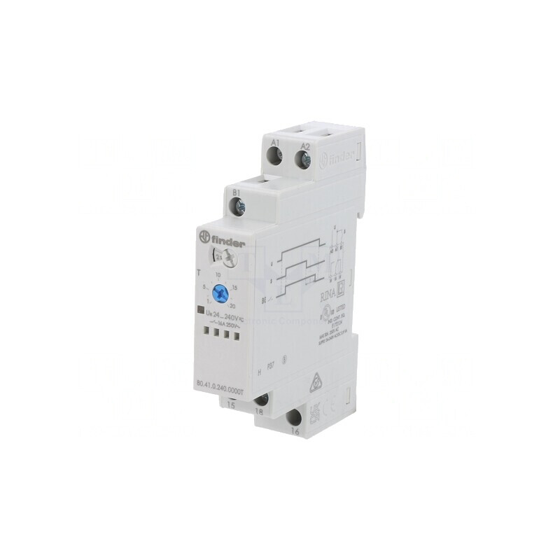 Timer Programabil SPDT 0,1s-24h pentru Șină DIN IP20 | Electronic-mag.ro | Componente Electronice