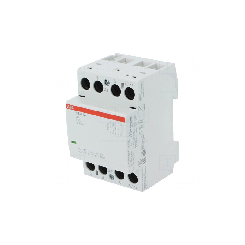 Contactor 4-poli 40A 24VAC/DC NO x4 | Electronic-mag.ro | Componente Electronice