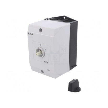 Comutator cu Came 3 Poziții 20A în Carcasă Poli 3 | Electronic-mag.ro | Componente Electronice