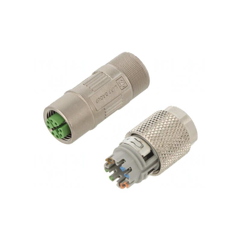 Mufă M12 8P Mamă IDC IP67 Drept | Electronic-mag.ro | Componente Electronice
