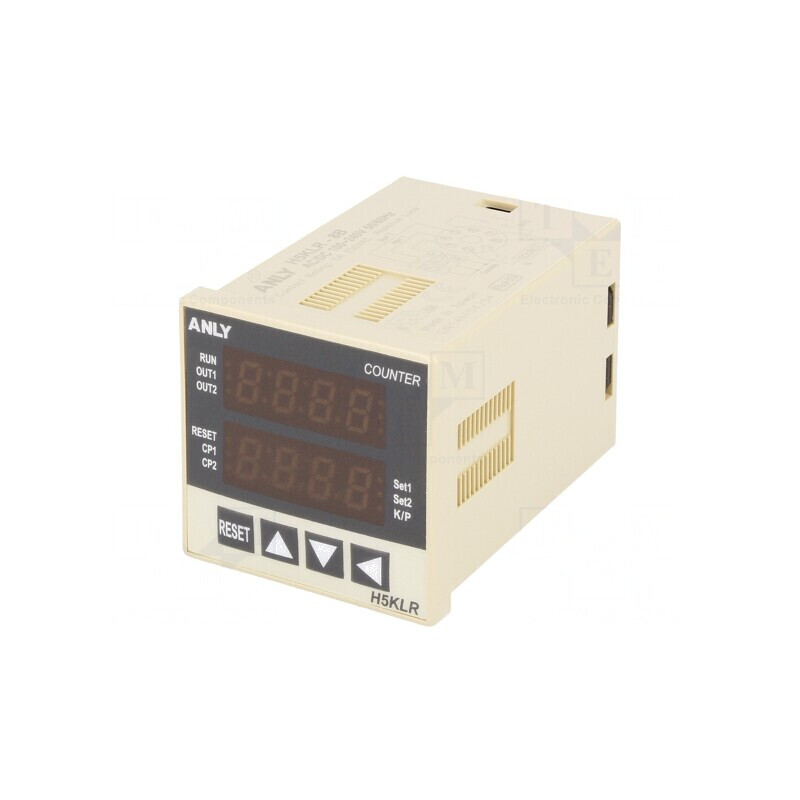 Contor electronic LED 9999 impulsuri 100-240V AC/DC | Electronic-mag.ro | Componente Electronice