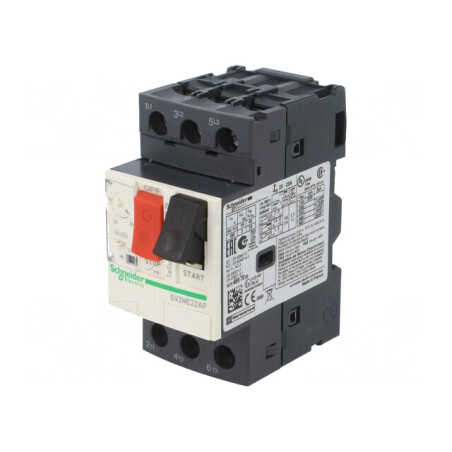 Întrerupător Motor 11kW 230-690V AC pentru Șină DIN IP20 GV2ME22AP | Electronic-mag.ro | Componente Electronice