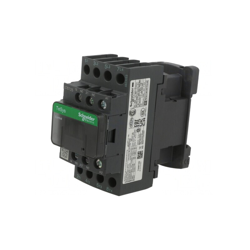 Contactor 4P NO + 4 Auxiliare NC/NO 24VDC 20A | Electronic-mag.ro | Componente Electronice