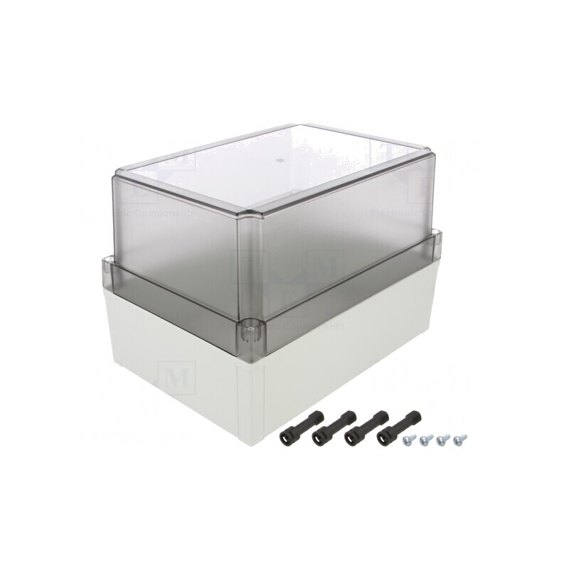 Carcasă universală policarbonat 180mm x 255mm x 175mm | Electronic-mag.ro | Componente Electronice