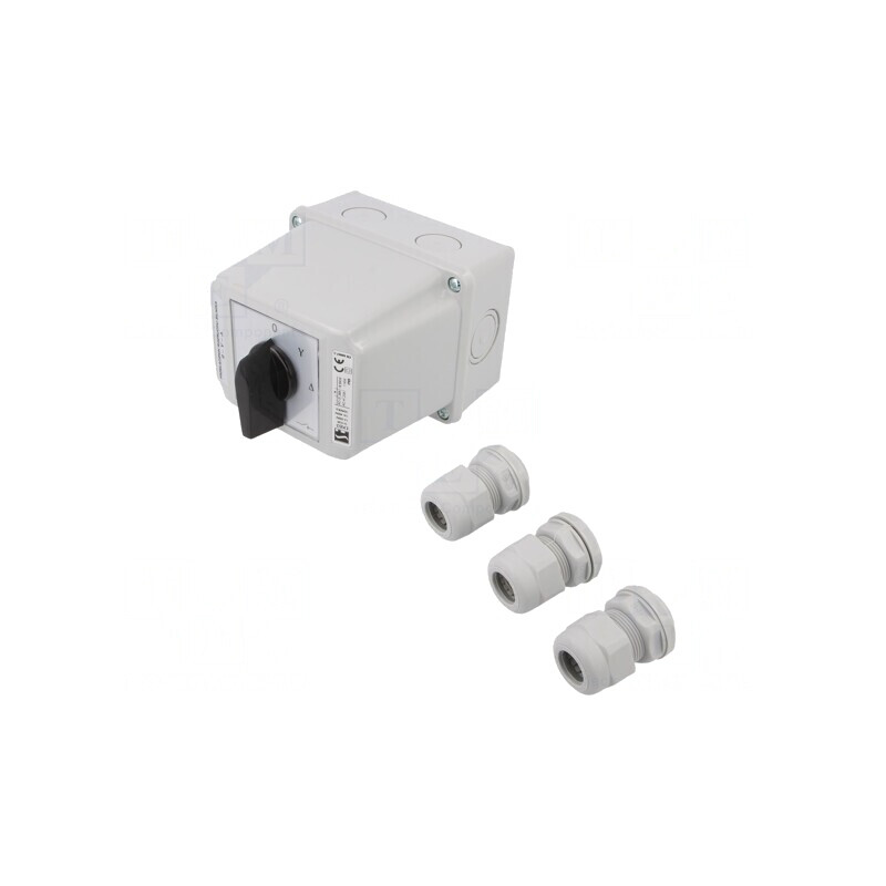 Comutator cu came stea-triunghi 63A 0-Y-Δ | Electronic-mag.ro | Componente Electronice Comutator cu came stea-triunghi 63A 0-Y-Δ | Electronic-mag.ro | Componente Electronice