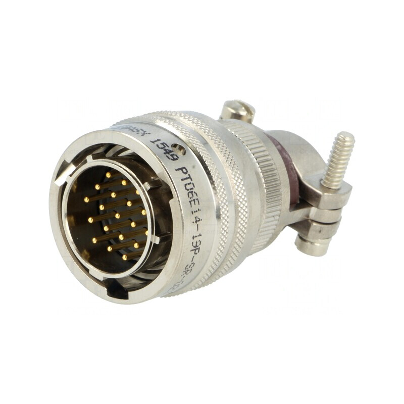Mufă Conector Circular pe Cablu PT/451 PIN 19 Aurit | Electronic-mag.ro | Componente Electronice