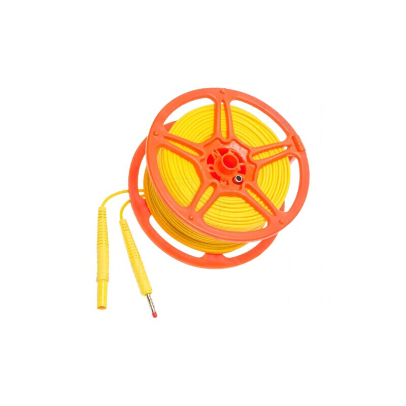 Cablu de măsurare mufă banană 4 mm, 50m | Electronic-mag.ro | Componente Electronice
