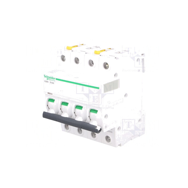 Întrerupător de supracurent 4 poli 63A 400VAC B | Electronic-mag.ro | Componente Electronice