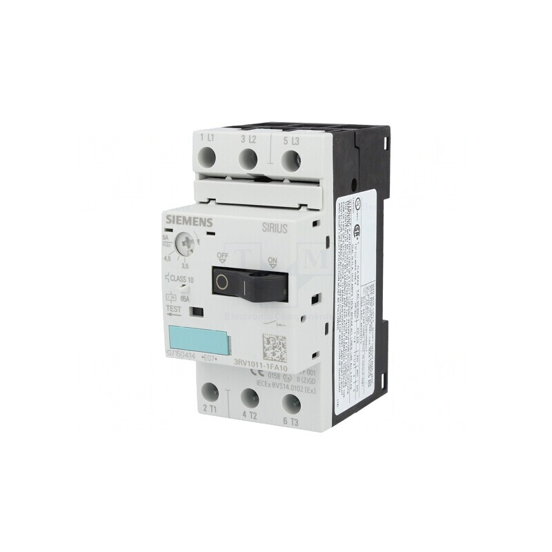 Întrerupător motor 1.5kW pentru șină DIN 220-690V | Electronic-mag.ro | Componente Electronice