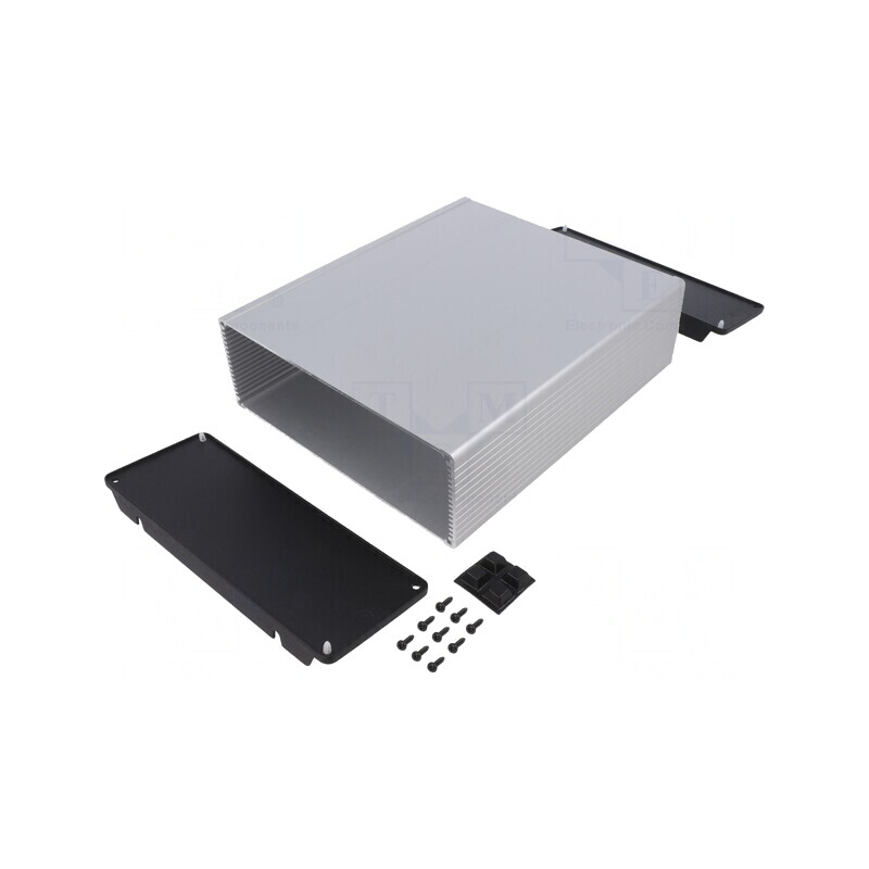 Carcasă cu panou și lame de fixare 191x220mm 1457U | Electronic-mag.ro | Componente Electronice