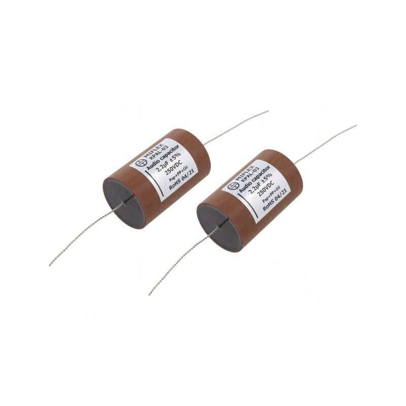 Condensator aluminiu-polipropilenă-hârtie 2,2uF 250VDC ±5% | Electronic-mag.ro | Componente Electronice