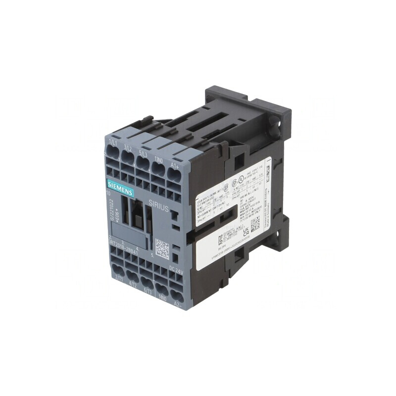 Contactor 3-Polar 24VDC 17A 690V NO x3 Contacte Auxiliare | Electronic-mag.ro | Componente Electronice