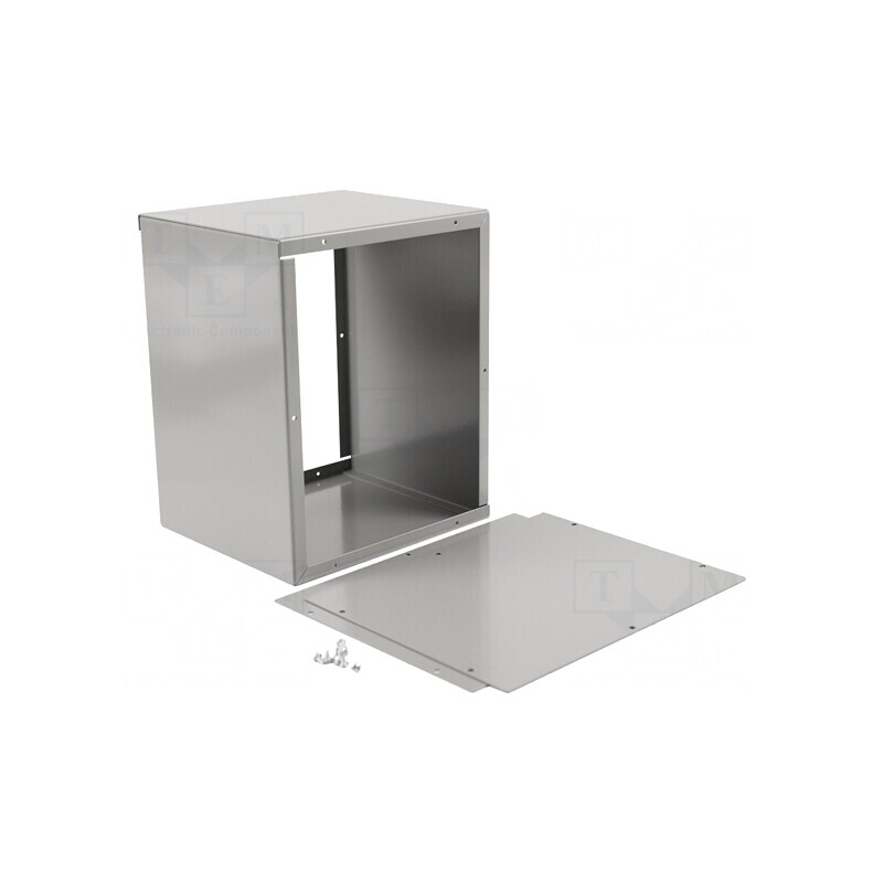 Carcasă universală oțel gri 203x254x178mm | Electronic-mag.ro | Componente Electronice