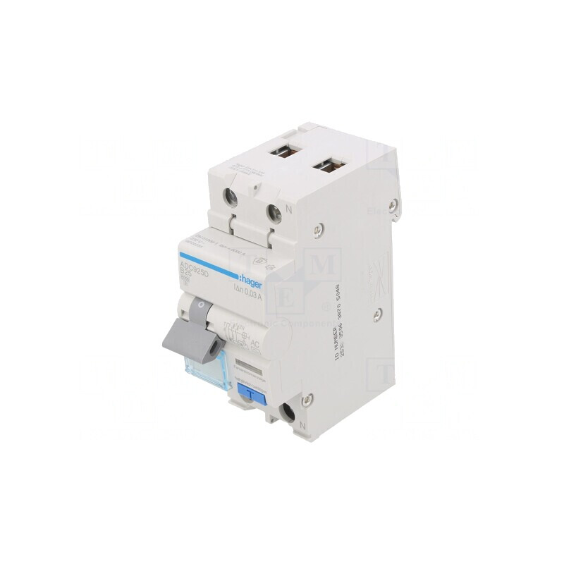 Întrerupător RCBO 25A 30mA 1P+N 240VAC IP20 | Electronic-mag.ro | Componente Electronice Întrerupător RCBO 25A 30mA 1P+N 240VAC IP20 | Electronic-mag.ro | Componente Electronice
