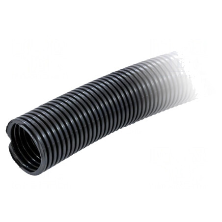 Tub de protecție poliamidă neagră 56mm, 30m | Electronic-mag.ro | Componente Electronice