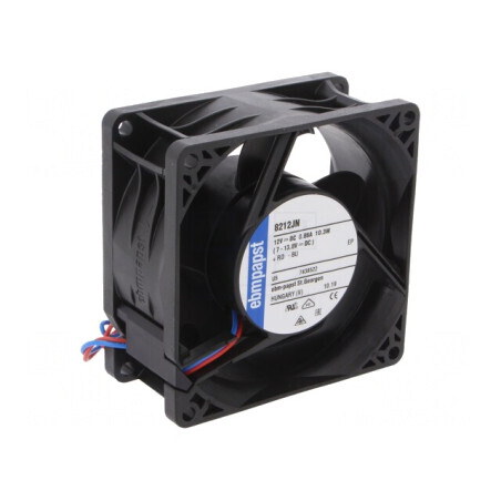 Ventilator DC axial 12V 80x80x38mm 130m3/h 55dBA cu bilă | Electronic-mag.ro | Componente Electronice