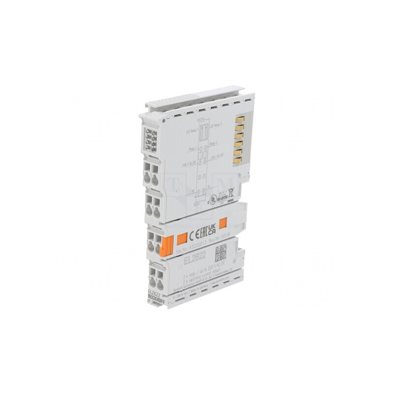 EL2622 Ieşiri Digitală 30VDC IP20 EtherCAT 2 x 230VAC | Electronic-mag.ro | Componente Electronice