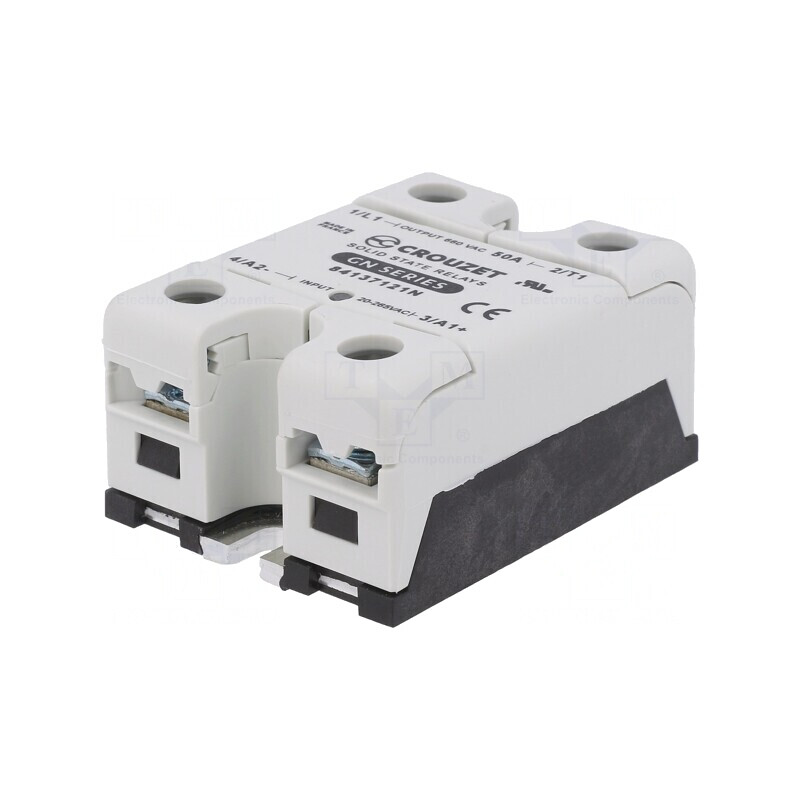 Releu semiconductor monofazat 50A 20-265VAC / 48-660VAC | Electronic-mag.ro | Componente Electronice