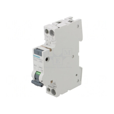 Întrerupător RCBO 16A 30mA 1P+N 230/400V | Electronic-mag.ro | Componente Electronice