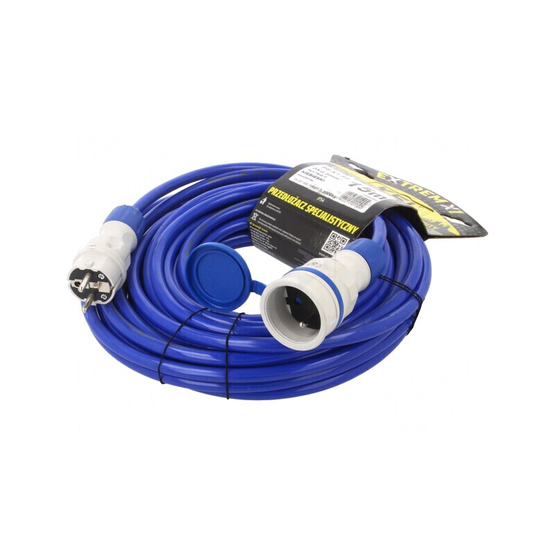 Prelungitor Alimentare Albastru 15m 16A 3x2,5mm2 | Electronic-mag.ro | Componente Electronice