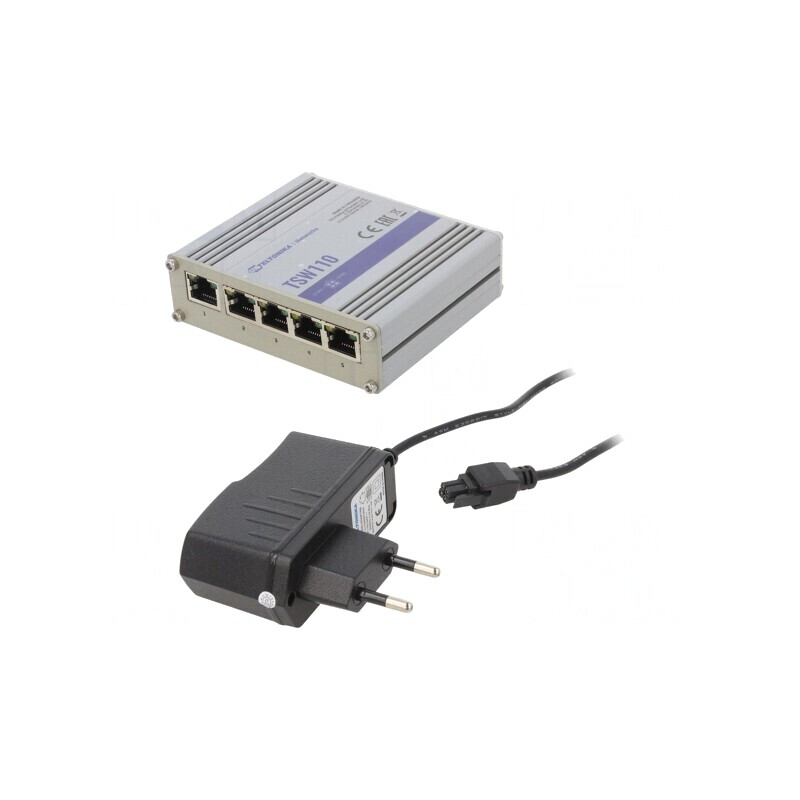 Switch Ethernet 5 Porturi RJ45 9-30VDC Neadministrabil TSW110 | Electronic-mag.ro | Componente Electronice Switch Ethernet 5 Porturi RJ45 9-30VDC Neadministrabil TSW110 | Electronic-mag.ro | Componente Electronice