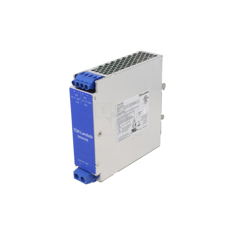 Modul cu Buffer pentru Șină DIN 40A 12-28VDC | Electronic-mag.ro | Componente Electronice