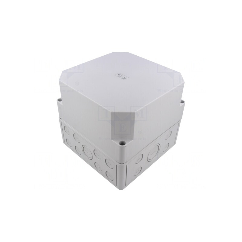Carcasă Universală Gri IP66 180x182x165mm PC | Electronic-mag.ro | Componente Electronice