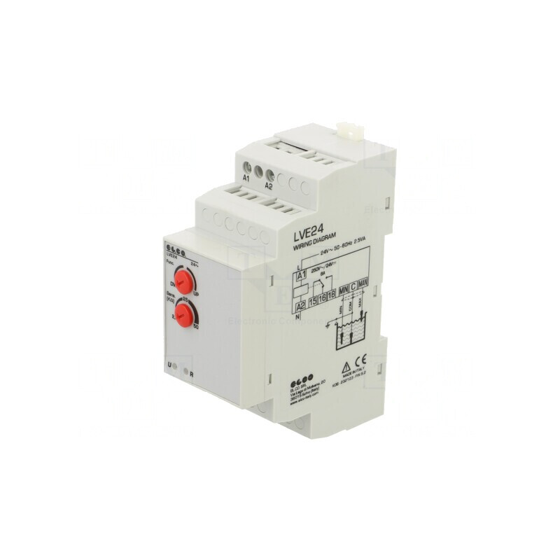 Releu de Monitorizare a Nivelului 24VAC IP40 8A | Electronic-mag.ro | Componente Electronice